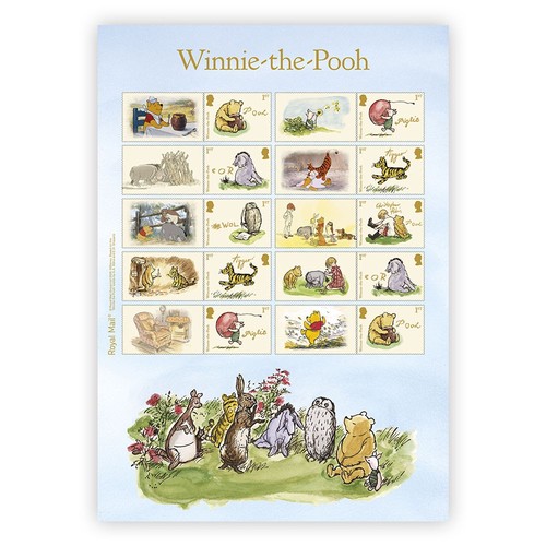 Winnie the pooh - pooh, stamps