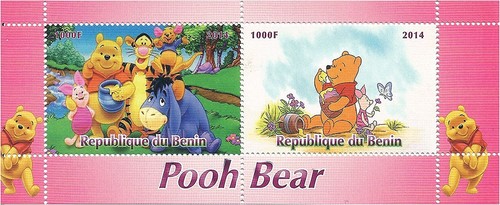 Foglio francobolli winnie the - foglio,