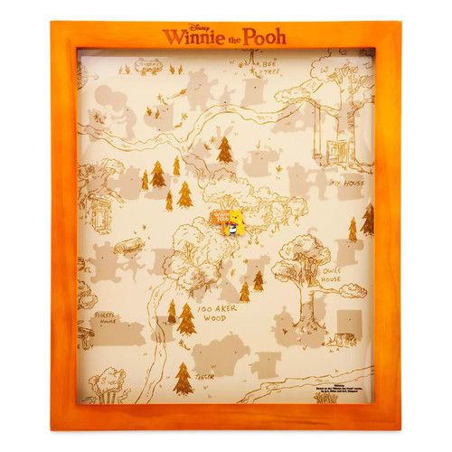 Winnie the pooh pin display - winnie,