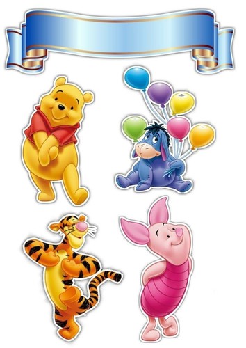 Winnie pooh commestibile festa - commestibile,
