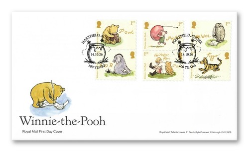 2026 francobolli winnie the - gb,