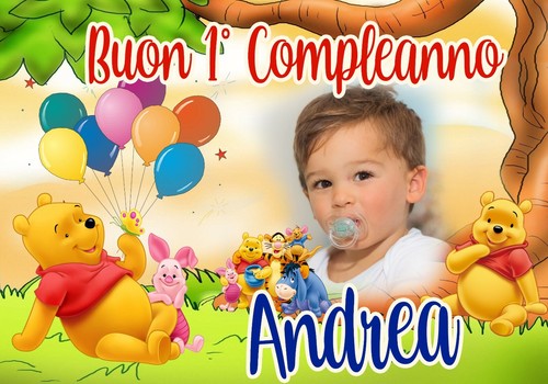 Striscione banner winnie the - banner,